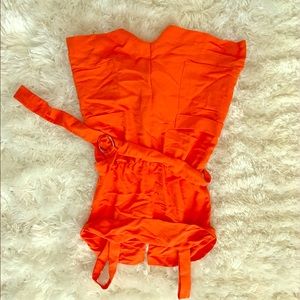 Orange romper
